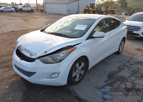 2013 Hyundai Elantra Gls из США, поврежденный, VIN 5NPDH4AE1DH440815